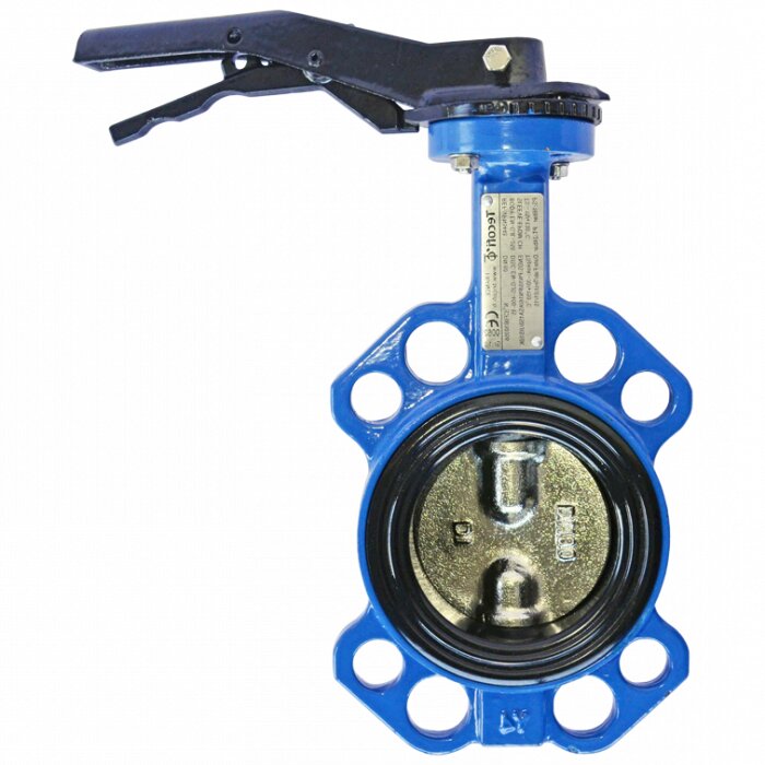 Затвор дисковый поворотный Tecofi VP5449S-08EP0200 Ду 200 Ру16 межф...