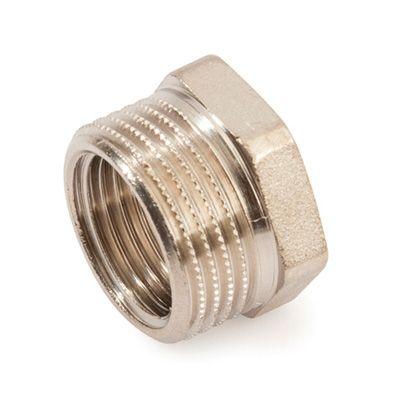 SFT-0029-000138 STOUT Футорка никелированная 1"X3/8