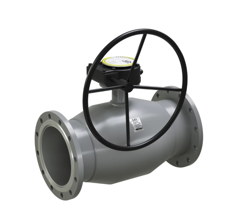 Кран шаровый регулирующий LD КШЦПР Regula Ду250/200 Ру25 стальной п...