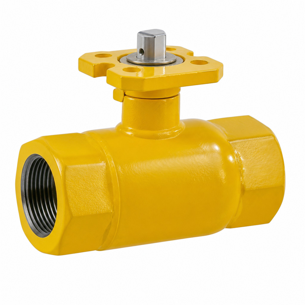 Кран шаровой газовый Н/П муфтовый под электропривод LD, КШЦМ Э Gas,...
