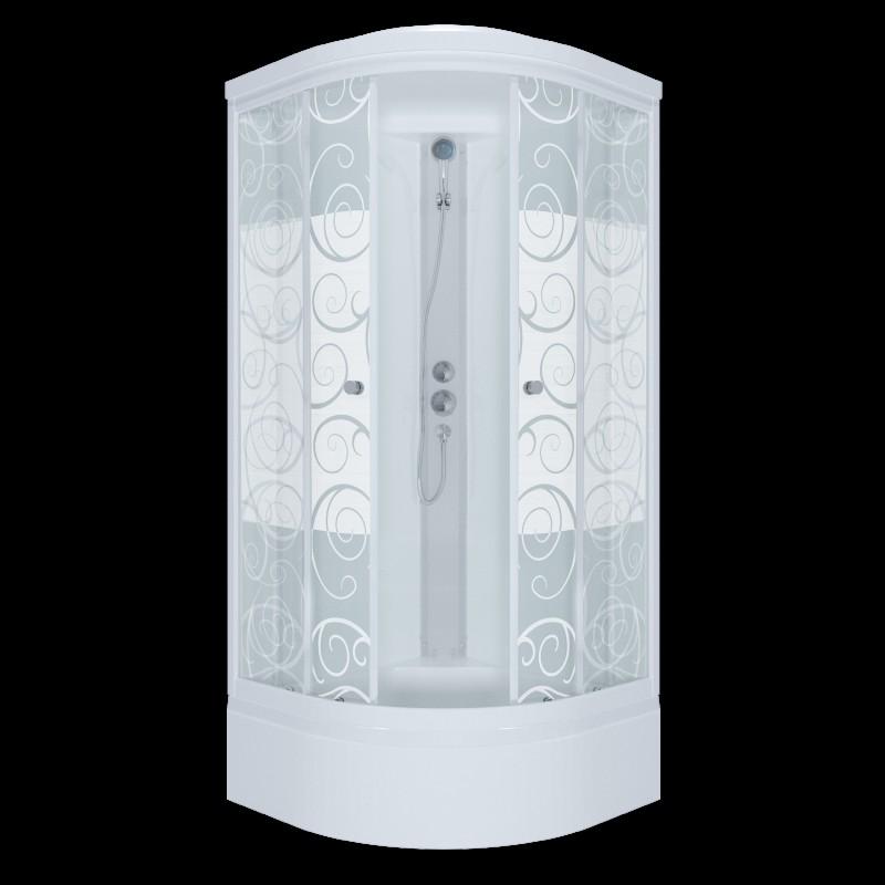 Душ. каб. MARONI FITO SR90M-DRN-DN4 90x90x228 (7 мест+сифон D50мм)