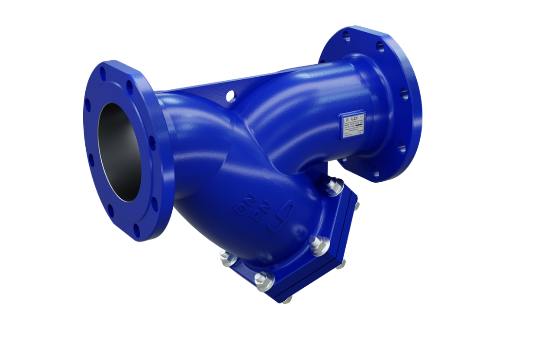 Фильтр сетчатый фланцевый LD, ФСФ, DN50, PN16, У-образный, чугунный...