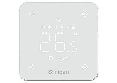 Комнатный термостат RSmart-FW с Wi-Fi подключением 230V, белый