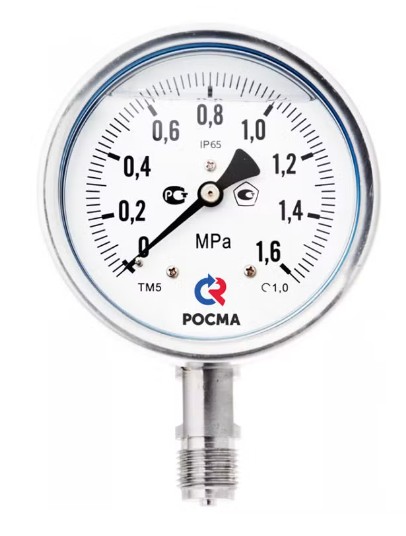 Манометр ТМ-521Р.00(0-0,16MPa)M20x1,5.1,0.Б