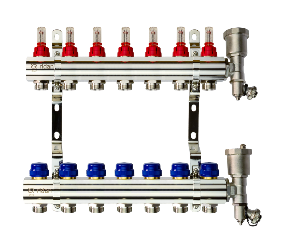 FHF-7F set коллектор+кроншт+торц.секция