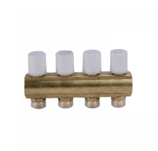 R553VY044, Коллектор с термостатическими клапанами, 1" x 3/4"E /4