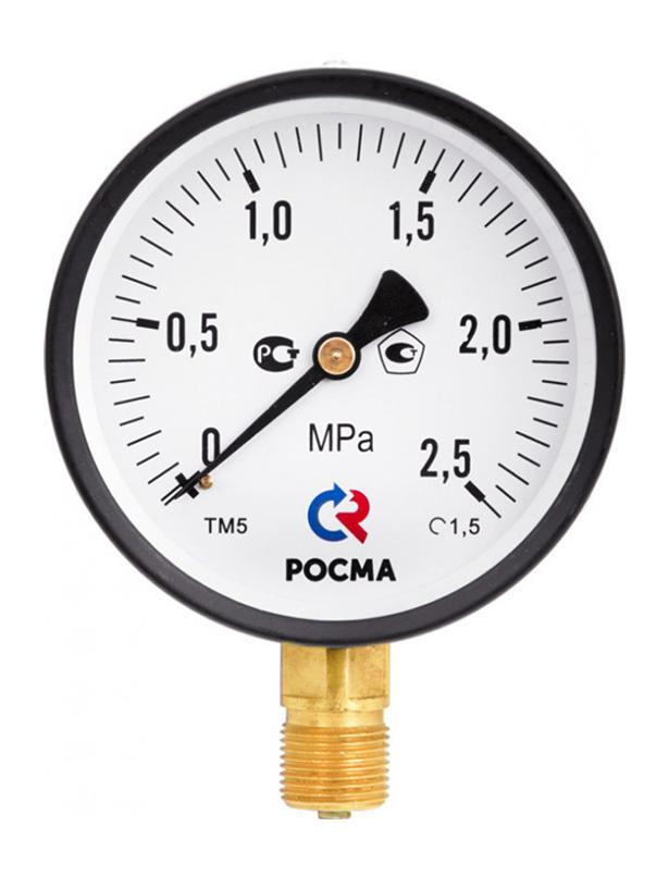 Манометр ТВ-510Р.00(-0,1-0MPa)G1/2.1,5.*