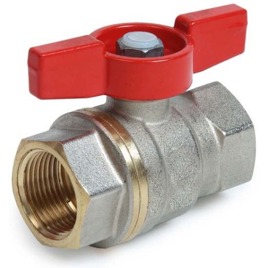Кран шаровой Giacomini DADO R951 Ду 15 Ру 35 1/2" латунный никелиро...