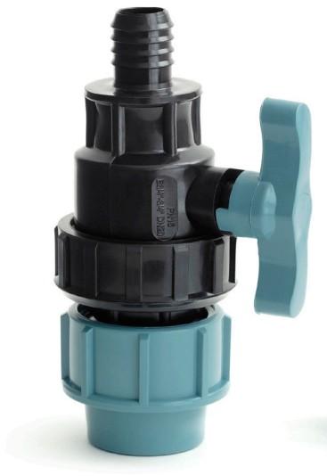 Кран шаровый Штуцер 1/2" х 20 Spektr