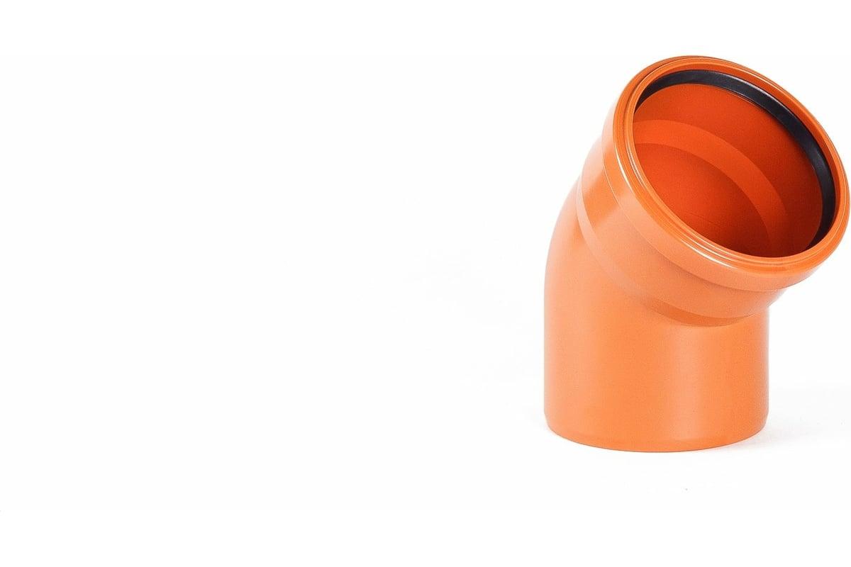 ОТВОД НПВХ КАНАЛИЗАЦИОННАЯ НАР.DN 400*30