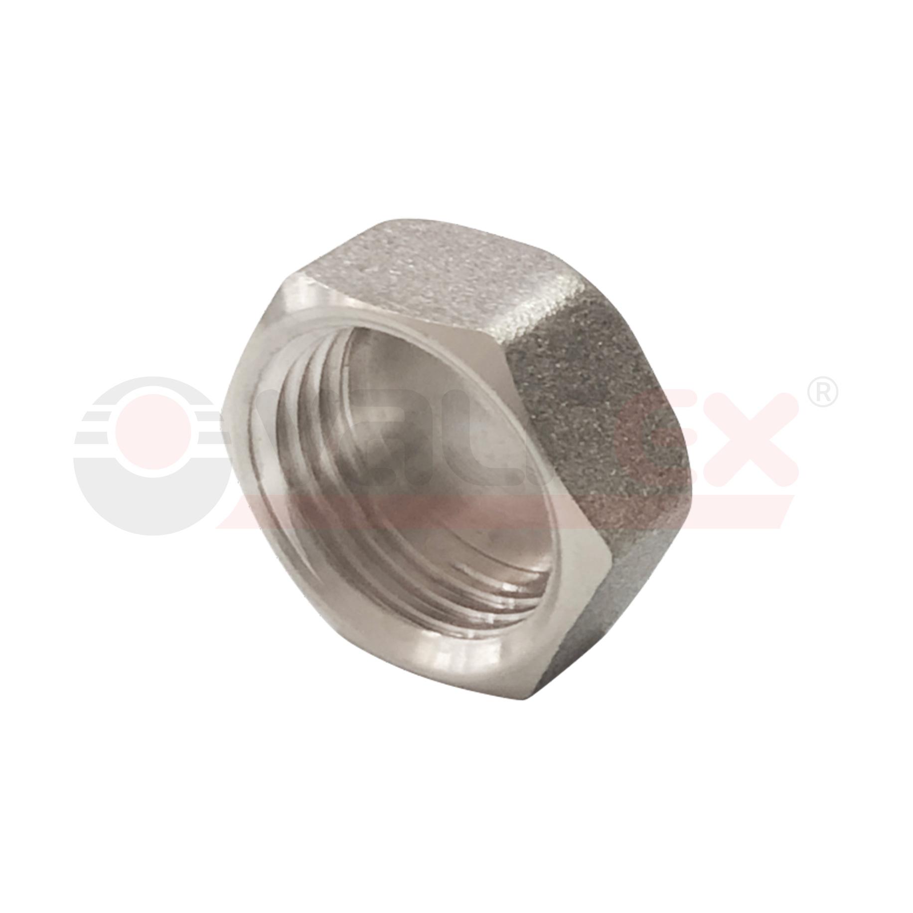 Заглушка никелированная резьбовая ВР 1" (180/10) (Valfex)