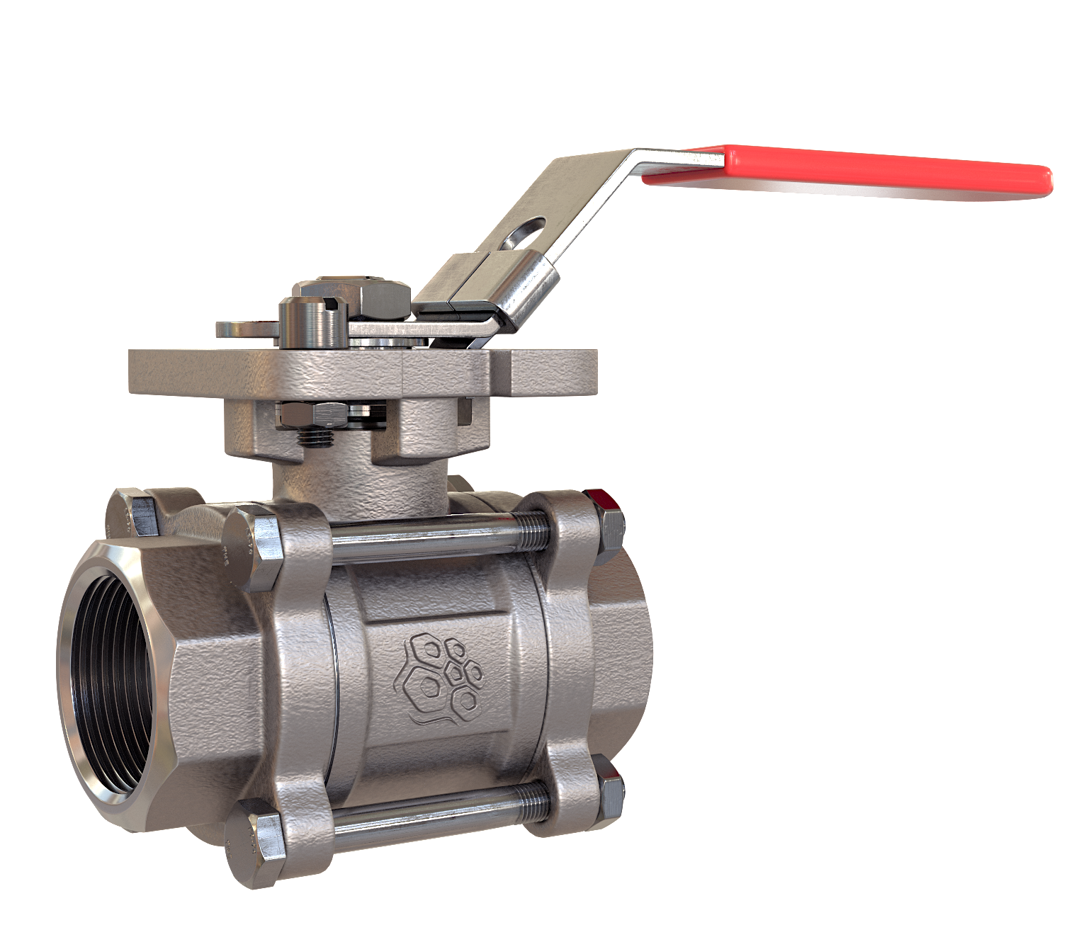 Кран шаровой полнопроходной РАШВОРК, DN32, PN63, CF8M, PTFE, ВР/ВР,...