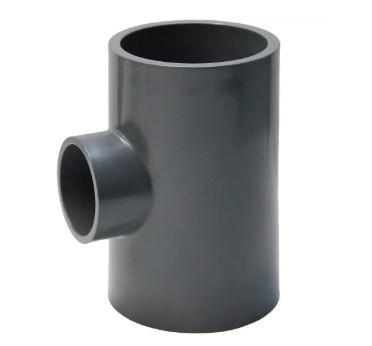 Тройник клеевой 90° редукционный d110x63 PN16 AQUAVIVA, Россия