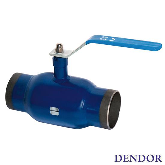 Кран шаровой "DENDOR" модель W3515 DN 100 PN 40 стальной под привар...