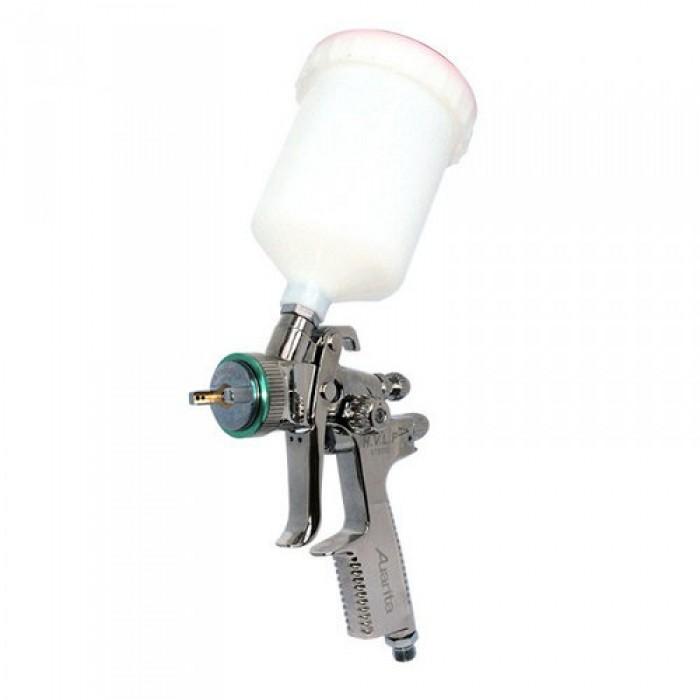 Краскопульт пневматический HVLP, форсунка 1.3мм., верхний пластиков...