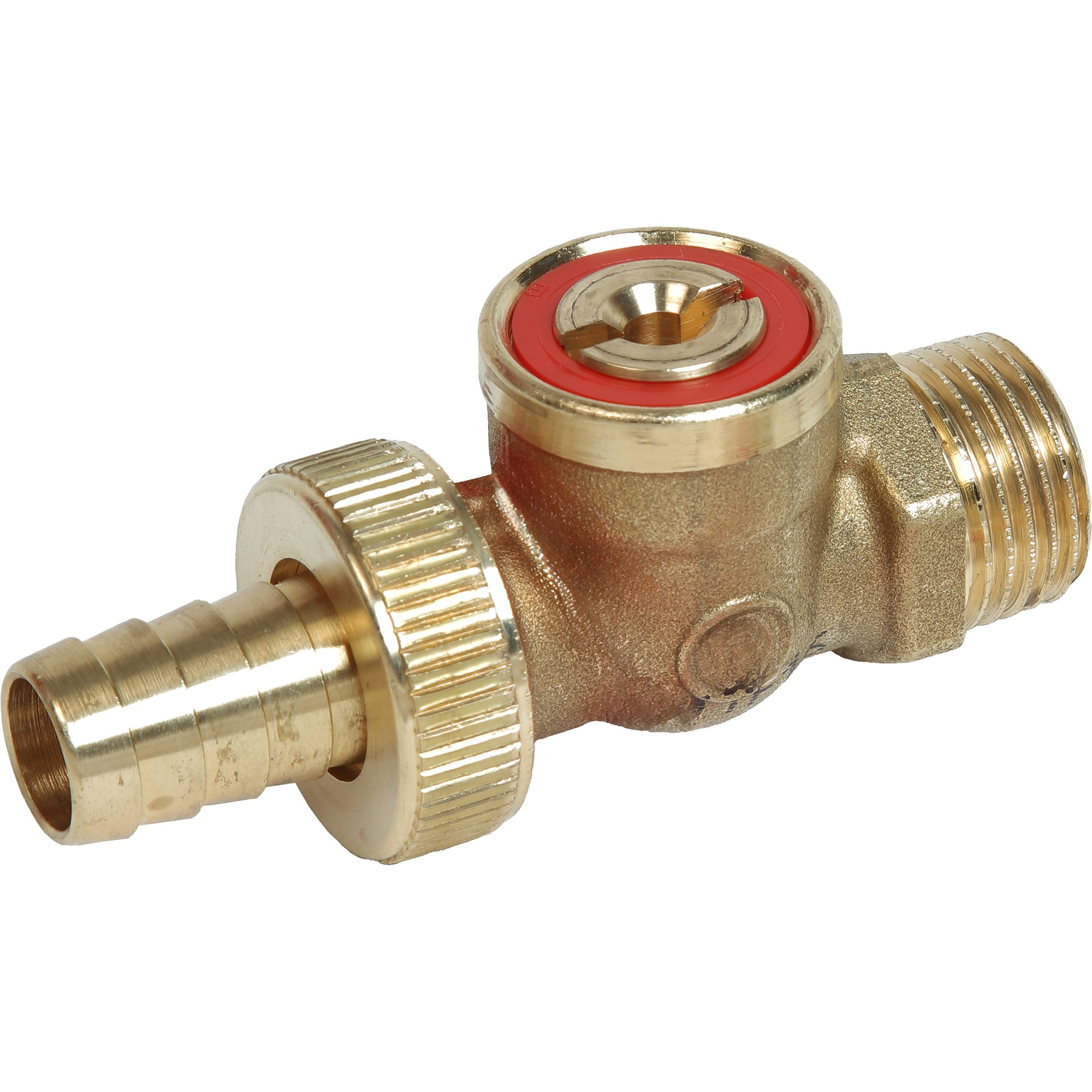 Кран шаровой сливной Giacomini R608 Ду 20 Ру10 НР 3/4" под отвертку...