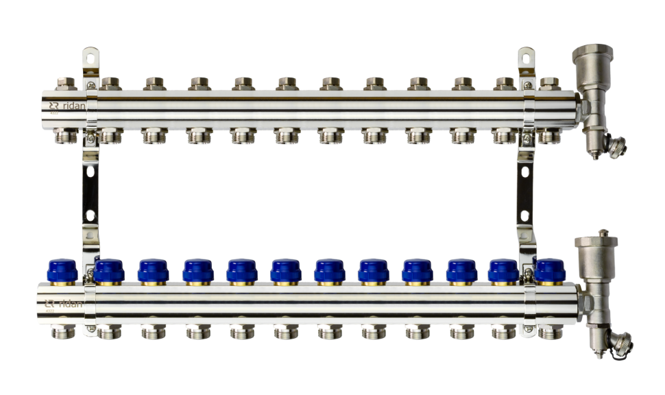 FHF-12 set коллектор+кроншт+торц.секция