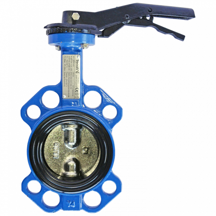 Затвор дисковый поворотный Tecofi VP5449S-02EP0080 Ду 80 Ру16 межфл...