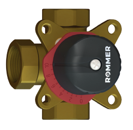 ROMMER 3-х ходовой смесительный клапан 1 1/2" KVs 25