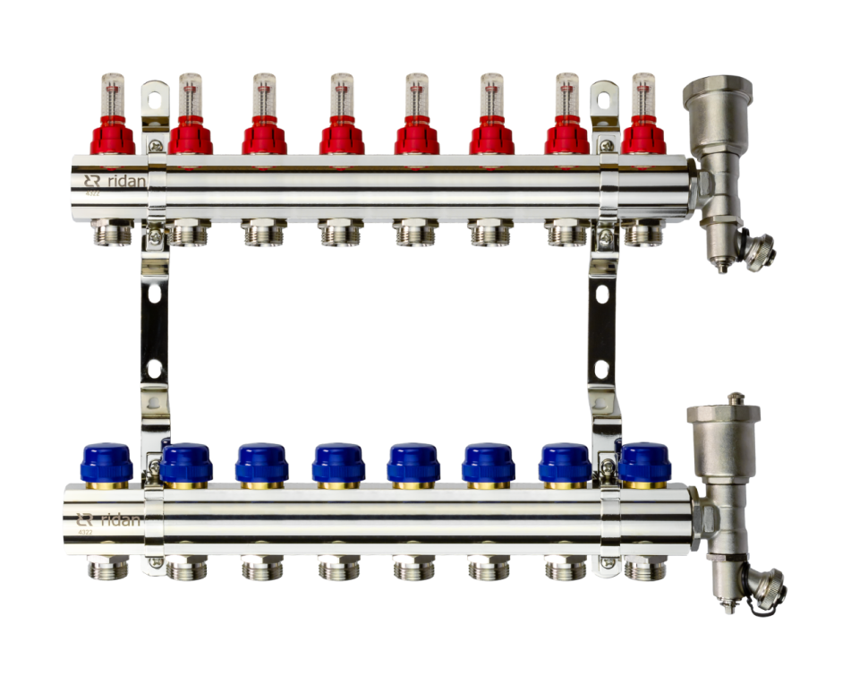 FHF-8F set коллектор+кроншт+торц.секция