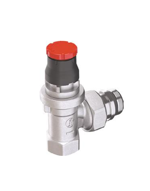 R401DBX033, Угловой динамический термостатический клапан, 1/2"