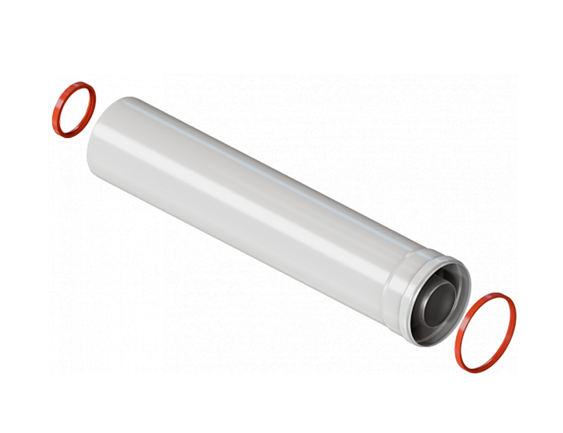 Элемент удлинительный коаксиальный Royal Thermo диам, 60/100L, 500 мм