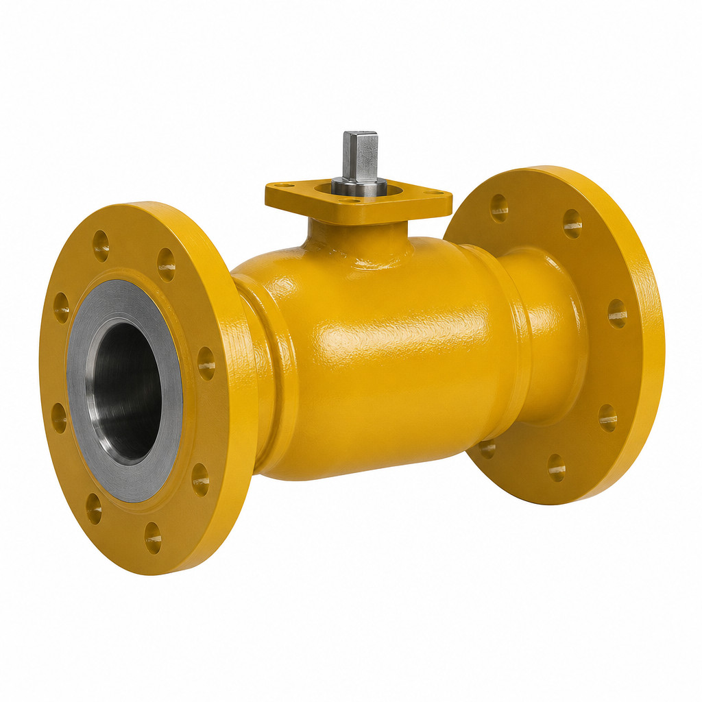 Кран шаровой газовый Н/П фланцевый под электропривод LD, КШЦФЭ Gas,...