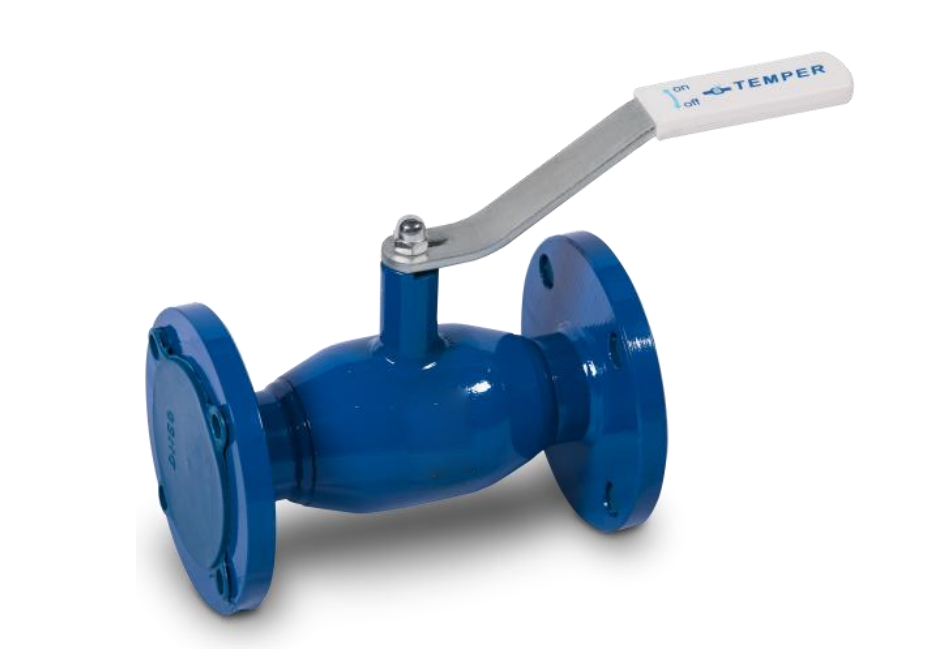 Кран шаровой Temper, 293, DN 20, PN 40, L=150 мм, фланец, полный пр...