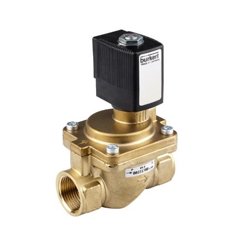 Клапан электромагнитный_латунь/NBR_6281 н/з р/р 230V AC_G 1 1/2
