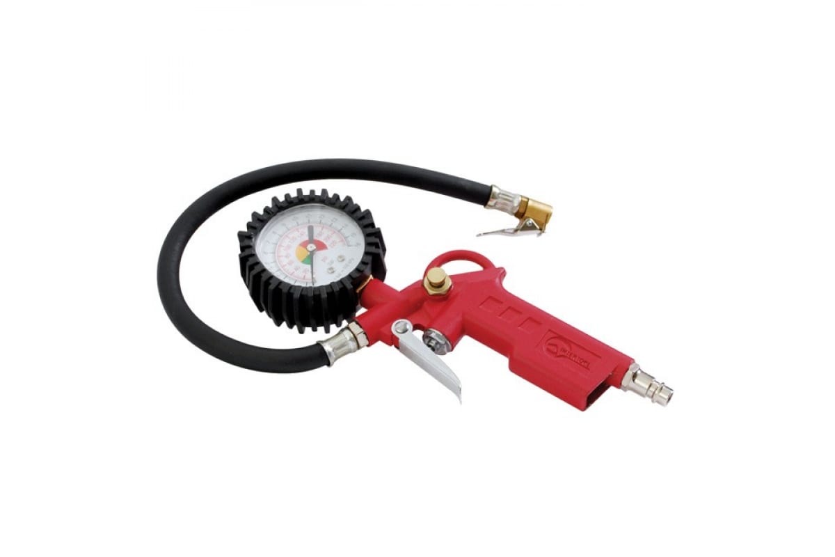 Пистолет для подкачки колес с манометром 63мм пневматический