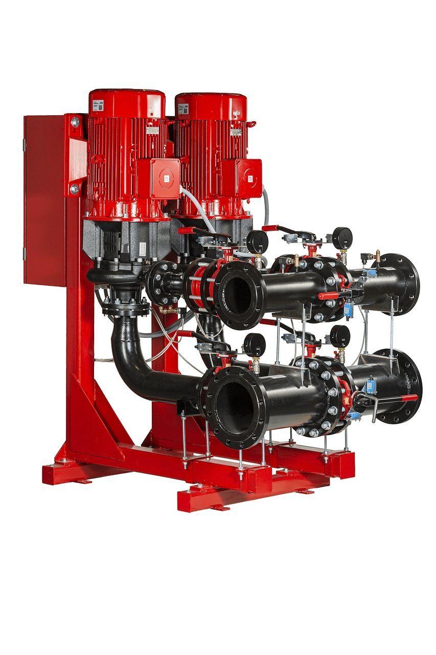 Установка пожаротушения WILO CO 2 BL 125/210-7.5/4/SK-FFS-R-CS