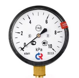 Манометр КМ-11Р(0-10kPa)M12x1,5.2,5