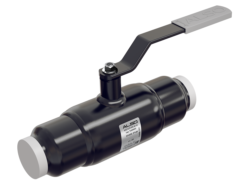Кран шаровой ALSO КШПП Ду 150 Ру 2,5 МПа из ст.20 (полн.)