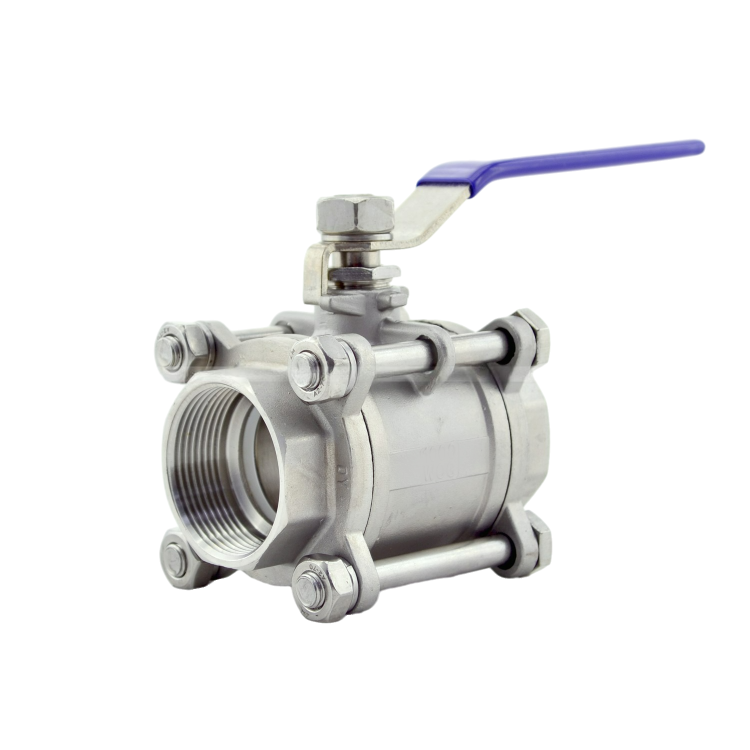 Кран шаровой_CF8M/PTFE_Q3G11F из 3-х частей PN16 вр/вр_G 1"_KST