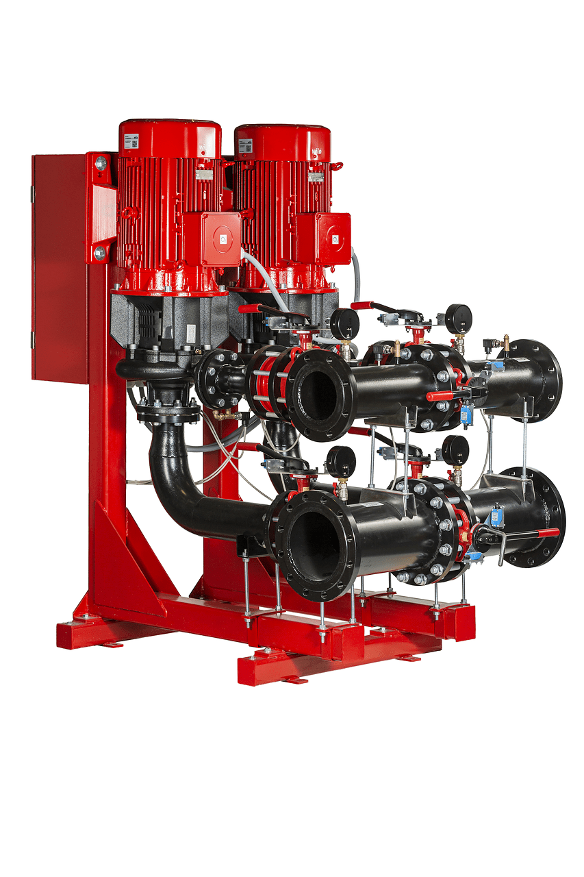 Установка пожаротушения WILO CO 3 BL 32/150-0.37/4/SK-FFS-R