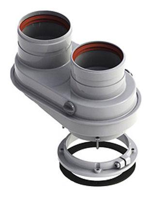 Присоед. элемент к котлу с переходом на 80/80 мм