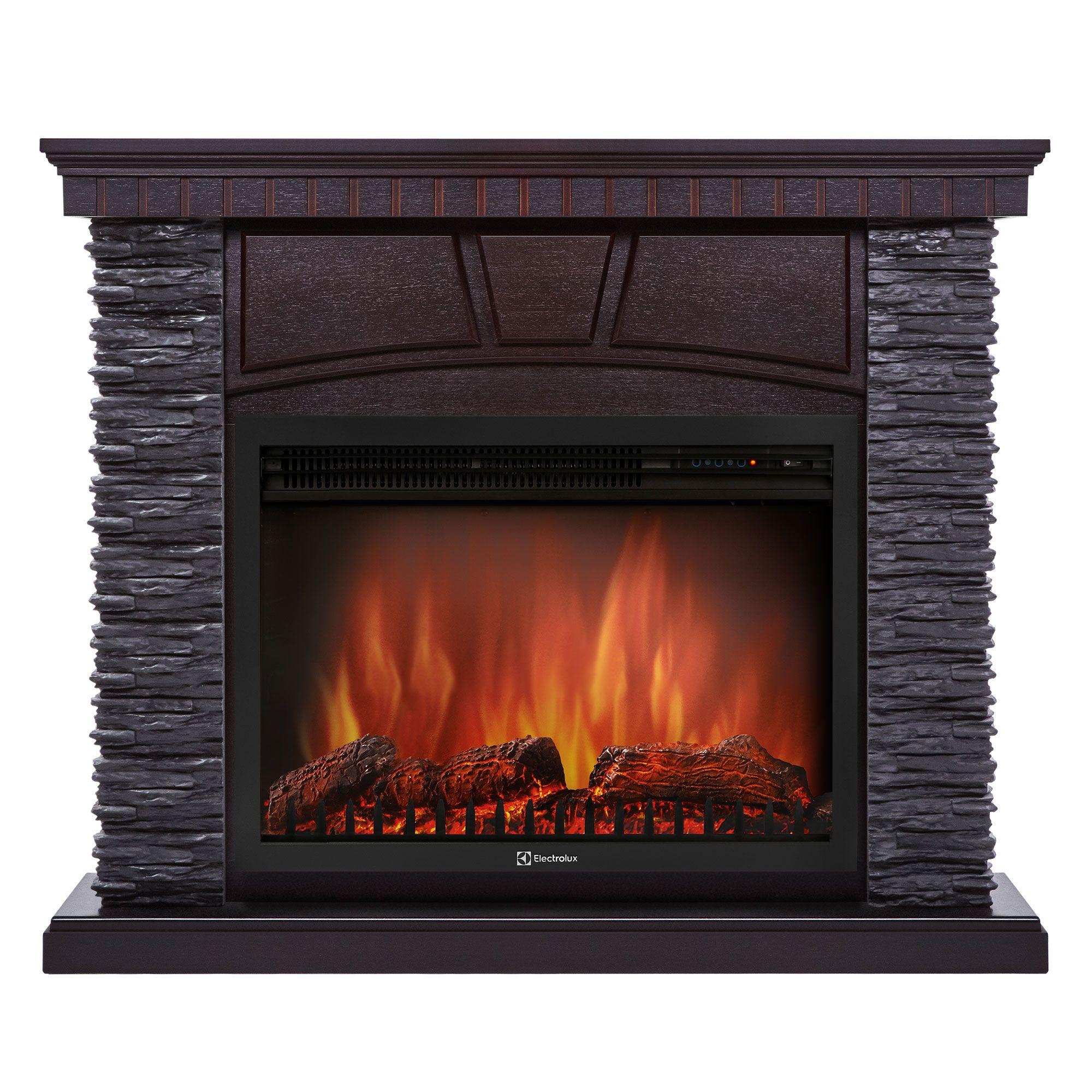 Каминокомплект:Очаг Electrolux EFP/P- 2520LS с порталом Porto 25 ка...