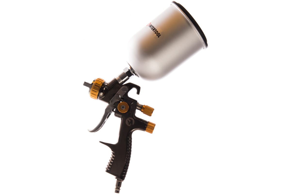 Краскопульт пневматический LVLP BRONZE профессиональный, форсунка 1...