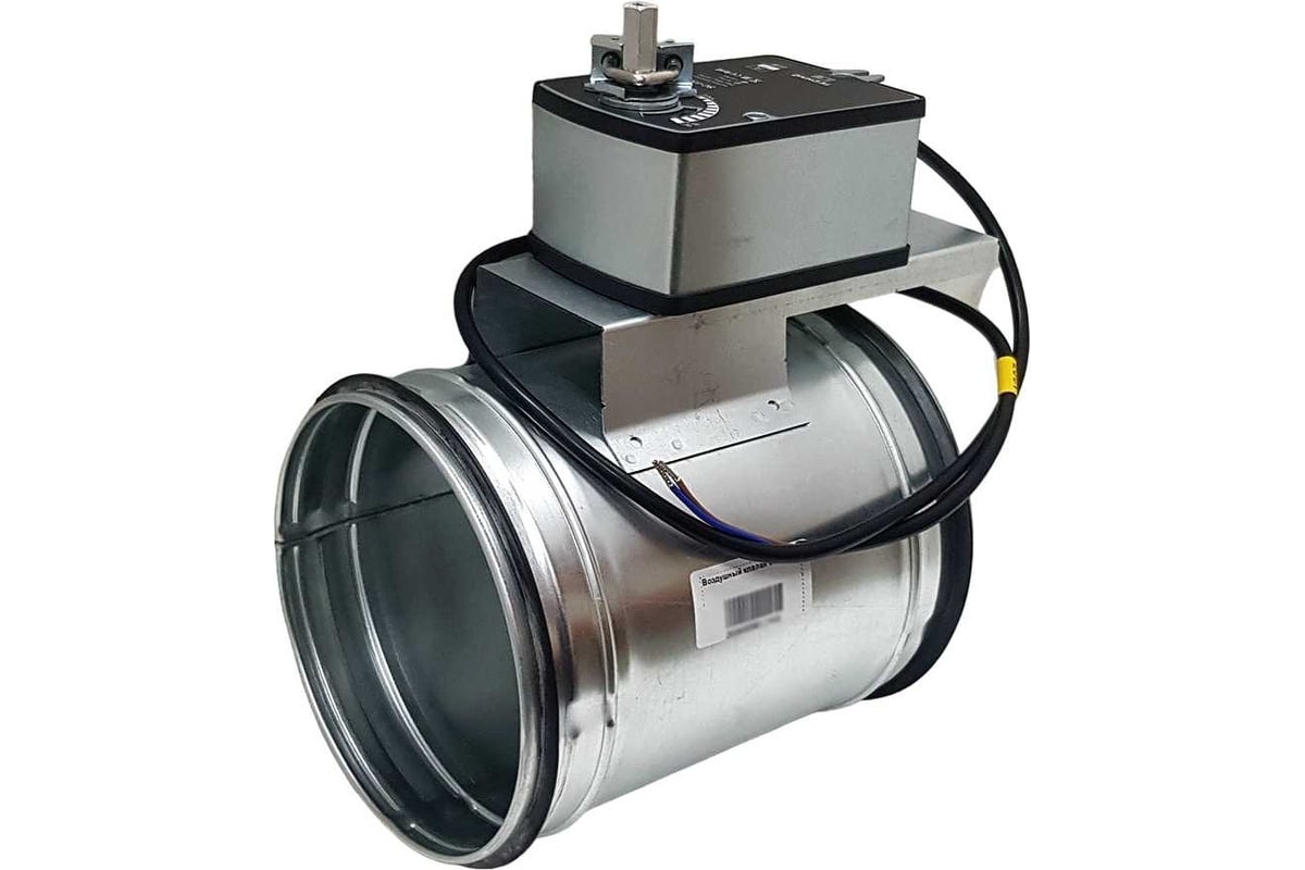 Регулирующая заслонка TECHNO TKD160-SC-03DN/230V круглая, d= 160мм...