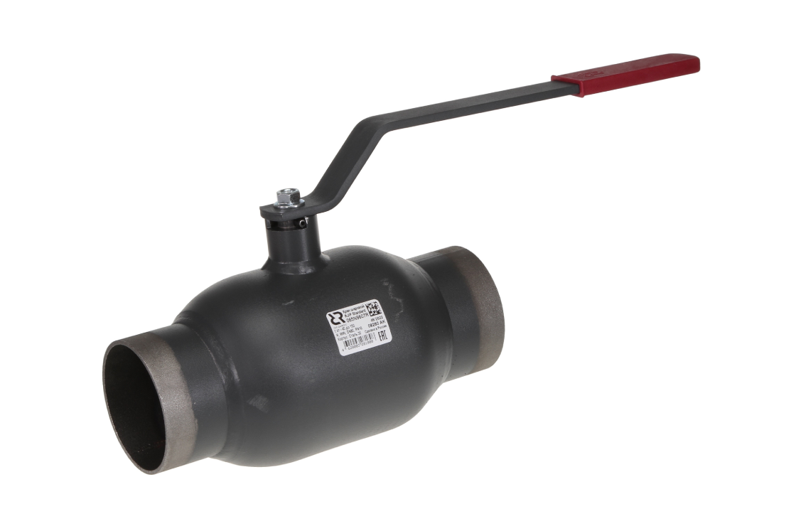 Кран шаровой Ридан RJIP Standard WW DN40 PN16 стальной под приварку...