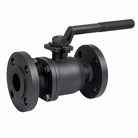 Кран шаровой БИВАЛ, BV18, DN 40, PN 40, сталь 20ГЛ, фланцевый, с ру...
