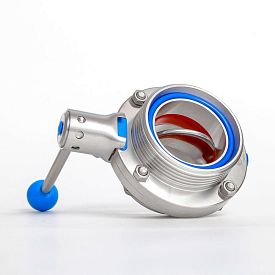 Затвор дисковый_AISI 304/SILICON_43030 р/р_DN 50