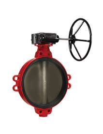 Затвор поворотный дисковый ГРАНВЭЛ, ЗПНЛ, DN150, PN16, корпус - GGG...