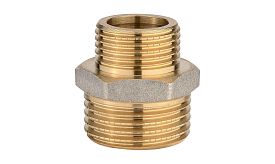 Ниппель переходной DN40х32 (1 1/2"НР х 1 1/4"НР) латунь