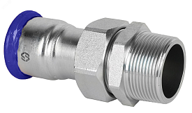 Разъёмное соединение с НР MVI, 22x1/2" (нерж), SS.526.0604