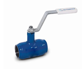 Кран шаровой Temper, 290, DN 65, PN 25, L=200 мм, резьба, полный пр...