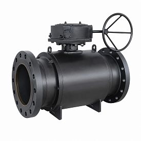 Кран шаровой БИВАЛ, КШТХ 12, Ду 250, Ру 25, стальной, фланцевый, с ...