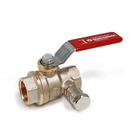 Кран шаровой Giacomini DADO R910S Ду 32 Ру35 ВР 1 1/4" латунны...