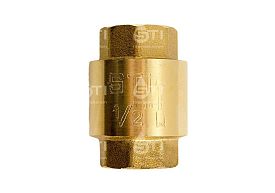 Клапан обратный прижинный STI Ду 15 Ру 16 муфтовый ВР/ВР, латунный,...