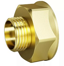 Переход DN25х15 (1"ВР х 1/2"НР) латунь